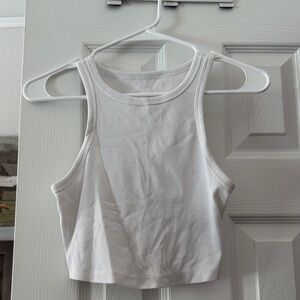 Wild Fable Light Gray Ribbed Tank Top